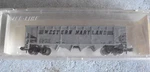 Scale Life Like Western Maryland Hopper Car In Box S786B. Fixed Price $16.00.