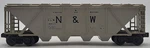 Lionel 6446-25 Vintage Norfolk And Western Gray 4-BAY Hopper #546446. Fixed Price $29.99.