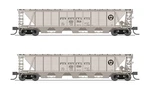 Broadway Limited Imports 7255 Scale H32 Covered Hopper Pennsylvania Pack. Fixed Price $35.00.