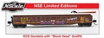 Scale Enthusiast (n) Sp. Run Bluford Shops Kcs Heavily Dented Gondola. Fixed Price $50.95.