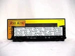 Mth Railking 30-7637 Erie Lackawanna Flat Car W/ Bulkheads Boxed. Fixed Price $60.00.