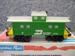 6-48706 American Flyer Burlington Northern Caboose Ob. Fixed Price $19.99.