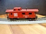 Tyco Ho Scale 41' Weighted Santa Fe At&sf 7240 Cupula Caboose W/ Chimney. Fixed Price $12.75.