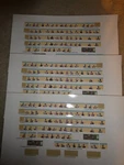 Lot Of 3 Sheets Scale Williams 14" Madison Passenger Car Window Inserts. Fixed Price $22.00.