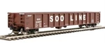 Ho Scale 53' Railgon Gondola Soo #64057 Walthersmainline #910-6285. Fixed Price $29.00.