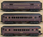 Mth Railking 30-4137 Pennsylvania 3-CAR Madison Passenger Set O-gauge Lnib. Fixed Price $149.99.