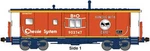 - Bluford Shops 44311 Chessie System (PH.4) Bay Window Caboose B&O903820 N11031. Fixed Price $37.99.