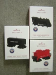 Mint 2019 Hallmark Lionel 1001 Scout Loco, Tender & Caboose Ornaments. Fixed Price $14.99.