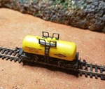 Scale: Vintage Atlas Dow Chem Beer Can Tank CAR#7924, Model Train Railroad. Fixed Price $21.95.