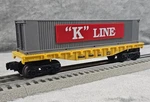 K-line K-6611 Trailer Train Flat Car & Container Gauge Nos New. Fixed Price $29.99.