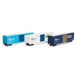 Athearn ATH26745 50' Fmc Exterior Post Combo Door Box Freight Car (3) Ho Scale. Fixed Price $59.99.