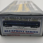Branchline Trains Ho Single Window Coach Chesapeake & Ohio Green Black 5105. Fixed Price $53.54.