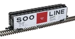 Atlas 50007160 Ga Rbl Box Car Soo Line Rd# 178266. Fixed Price $36.50.