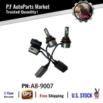 Lo Beam 6000K 20400LM 12 Chips Super Bright Kit 2X 9007 Led Headlight Bulbs. Fixed Price $21.10.