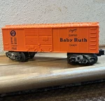 Vintage Lionel Postwar Gauge Prr Curtiss Baby Ruth X-6034 Box Car. Fixed Price $16.00.