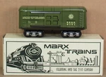 New/modern Marx 4171 Army Military Green Ordnance Boxcar O-gauge Nos. Fixed Price $49.99.