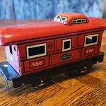 Vintage Marx New York Central Lines Caboose #556 Tin Litho Gauge. Fixed Price $18.39.