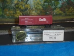 Intermountain Railway Co. Scale #67708-05 Wood Refrigerator Car "swift" #5038. Fixed Price $29.99.