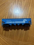 Tyco Scale Conrail Cr #433165 4-BAY Open Hopper Car Blue. Fixed Price $17.95.