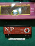 Mth #20-90007C Northern Pacific Box Car. Fixed Price $49.00.