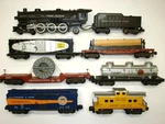 American Flyer Set 283 Cnw Locomotive & Tender + 6 Freight Cars Lot 5-S54. Fixed Price $269.99.