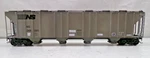 Gauge Overland Brass Ns Covered Hopper (lot 4333). Fixed Price $145.00.