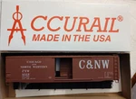 Ho Scale Accurail Chicago Northwestern 50FT Riveted Aar Box Car Cnw 4538 Kit. Fixed Price $14.08.