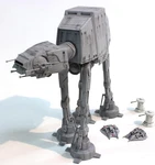 Star Wars Esb At-at 8 Inches 1:1000 Toy Model Kit Mpc 51092. Fixed Price $59.90.