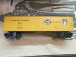 Rail King Mth Item No. RK-7807L U.p. Fruit Express Yellow & Tuscan Semi-scale. Fixed Price $35.00.
