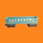 Marx 5532 Allstate Blue Gondola Train Car. Fixed Price $13.49.