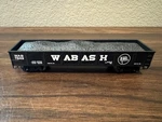 Bachmann Silver Series Ho Scale Wabash 40 Gondola With Metal Wheels. Fixed Price $9.00.