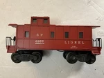 Lionel O/O27 6357 Lighted Deluxe Caboose. Fixed Price $18.99.