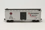Ho Scale Athearn 40' Box Car Southern Pacific Overnights Sp 163985 Silver Rtr. Fixed Price $12.89.