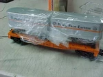 Lionel 6-26022 Pacific Fruit Express Flatcar Two Trailers New In Box. Fixed Price $30.00.