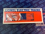 Lionel 6-9492 Gauge Lines Orange/blue Boxcar Ln/box. Fixed Price $24.70.