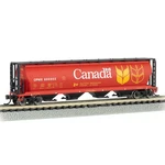 Bachmann Industries 4-BAY Cylindrical Hopper Canada Grain BAC19181 Rolling. Fixed Price $40.00.