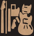 Mustang 24" Scale Full Template Set 0.50" Mdf. Fixed Price $60.00.