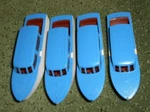 Lionel 6416 Cabin Cruiser Boats Blue & White New Old Stock Lot Of. Fixed Price $32.00.