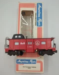 American Flyer Scale 4-9401 Baltimore Ohio B&o Illuminated Caboose Nos. Fixed Price $29.95.