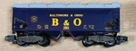 American FLYER-4-9201, Baltimore Ohio Covered Hopper, B&o, S-gauge. Fixed Price $20.00.