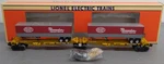Lionel 6-16904 New York Central T.t.u.x. Flat Cars W/2 Intermodal Containers. Fixed Price $79.99.