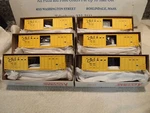 Accurail Railbox 50' Exterior Post Ttx Yellow 50FT Cars All Differant #'s. Fixed Price $120.00.