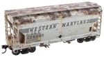 Micro Trains Scale Csx #226699 Weathered Acf 2-BAY Covered Hopper Kit. Fixed Price $41.47.