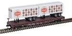 Atlas Gauge Flat Car W/2- 24' Trailers Schaefer/ttx #475095 Pn 50006515. Fixed Price $39.99.