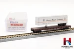 Atlas Scale Trainman 37829 Piggyback Flat Pfe Trailer Southern Pacific. Fixed Price $20.00.