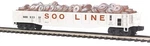 Mth Premier 20-98043 Soo Line #63355 Gondola Car With Wheel Scrap Load (2003). Fixed Price $89.99.