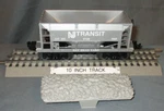 Lionel 16178 Transit #9128 Silver "bay Head Yard" Ore Car O/027GA.. Fixed Price $30.00.