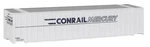 Walthers Scenemaster Ho Scale Model 48' Foot Container, Conrail Mercury. Fixed Price $28.99.
