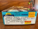 Athearn/bev-bel Ho Scale 2247 Railway 50' Box Car Unassembled. Fixed Price $20.00.