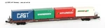 Mtl Microtrains 72223 - 89' Tofc Flat Wagon Ttax #972216; Aga New, Without Original Packaging. Fixed Price $41.60.